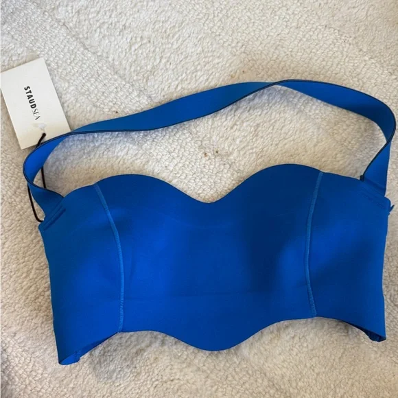 staud blue shoreline bikini top - Picture 3 of 3